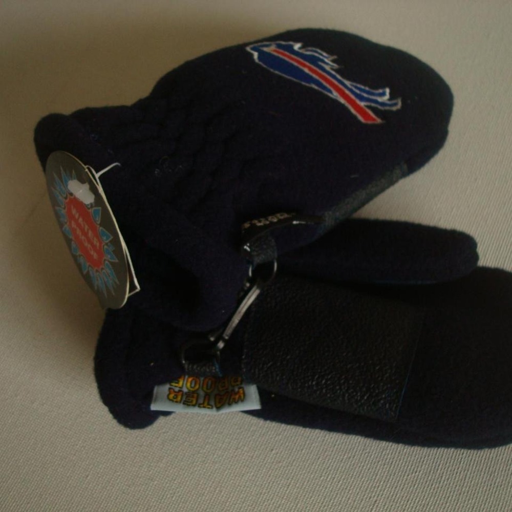 BUFFALO BILLS‎ GLOVES MITTENS YOUTH KIDS 2-7YRS VINTAGE G-CAP G4